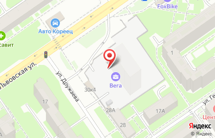 Туристическая фирма Чудесный Отдых в Автозаводском районе на карте
