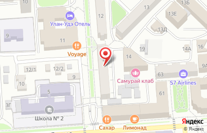 Продуктовый магазин на ул. Ранжурова, 10 на карте