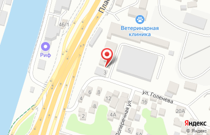 Сочинский филиал Банкомат, Банк Уралсиб на улице Голенева на карте