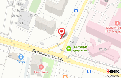 Киоск по продаже фруктов и овощей в Октябрьском районе на карте