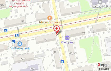 Торгово-сервисная фирма мир Антенн в Барнауле на карте