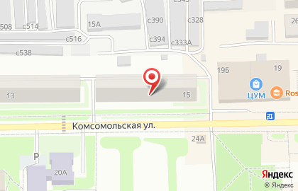 Клиника Ваш Доктор на Комсомольской на карте