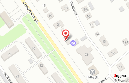 Продовольственный магазин на Советской улице на карте
