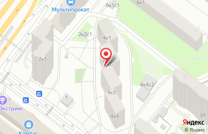 Продуктовый магазин в Москве на карте