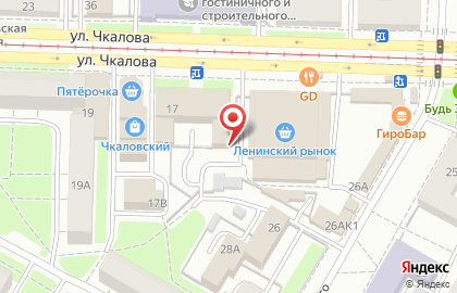 СИГМА на улице Чкалова на карте