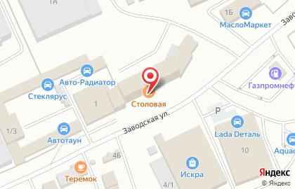 Столовая в Омске на карте