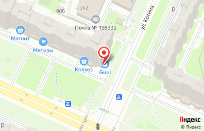 Магазин очков Моя оптика в Красносельском районе на карте