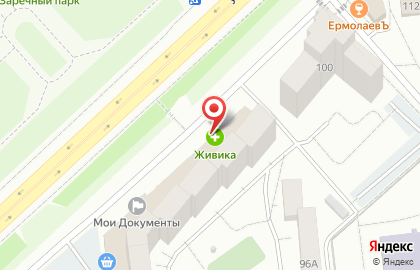 Фирменный магазин Ермолино на улице Щербакова на карте