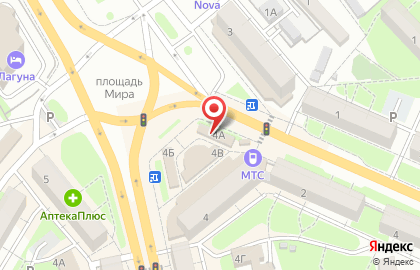 Мастерская по ремонту обуви на площади Мира, ст4а на карте