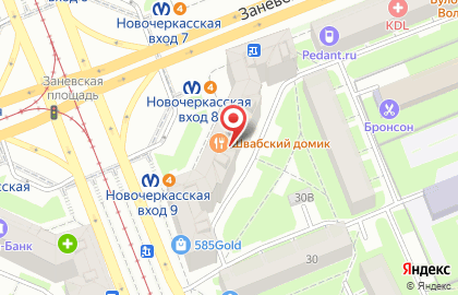 Комус-Петербург на Новочеркасском проспекте на карте