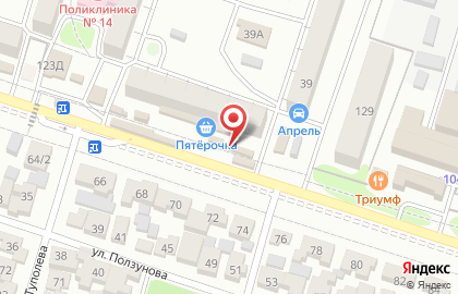 Киоск по продаже кондитерских изделий на улице Циолковского на карте