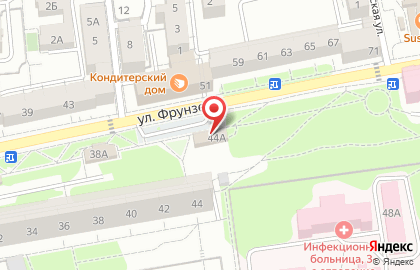Продуктовый магазин в Калининграде на карте