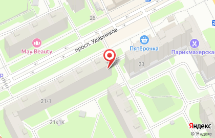Участковый пункт полиции Отдел полиции №26, Управление МВД России по Красногвардейскому району в Красногвардейском районе на карте