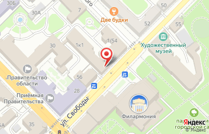 Министерство физической культуры и спорта Рязанской области на карте