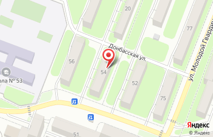Продуктовый магазин в Брянске на карте