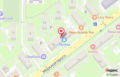 Страховая компания ВТБ Страхование на Морском проспекте на карте