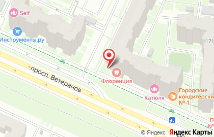 Медицинская компания Invitro в Красносельском районе на карте