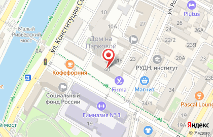 Русский лён на Парковой улице на карте