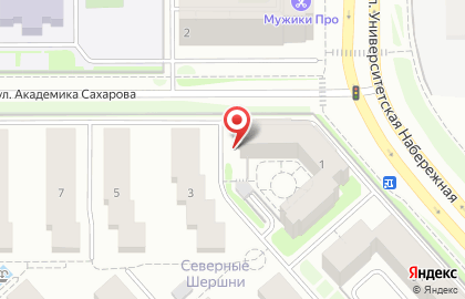 Служба доставки Харумаки на улице Академика Сахарова на карте