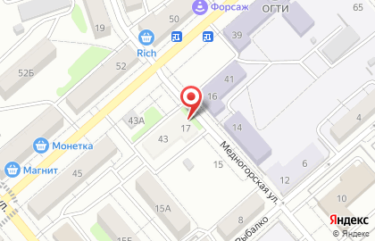 Ас-сервис на Медногорской улице на карте