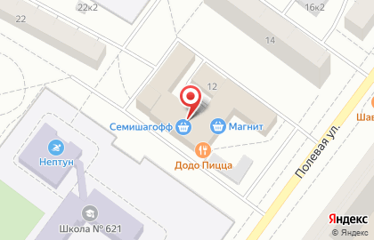Пиццерия Додо Пицца в Петроградском районе на карте
