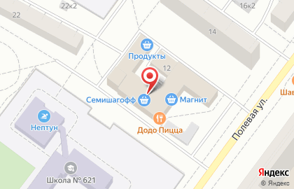 Пиццерия Додо Пицца в Петроградском районе на карте