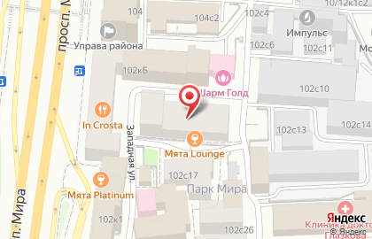 Кальян-бар Мята Lounge на проспекте Мира, 102 стр 12 на карте