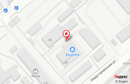 Мебельная фабрика Березка на Индустриальной улице на карте