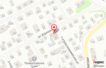 Продовольственный магазин Добрыня в Ленинском районе на карте