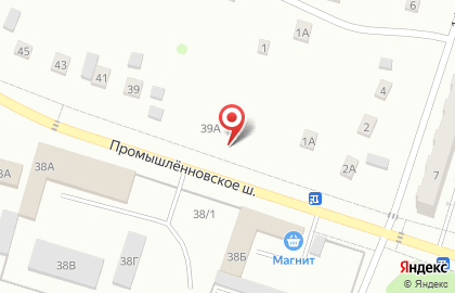 Продовольственный магазин на ул. Промышленновское шоссе, 39 к1 на карте