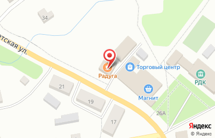 Супермаркет Дикси на Советской улице на карте