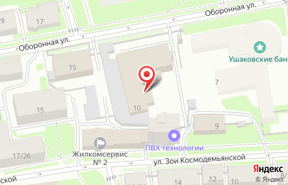 Аккураша на Оборонной улице на карте