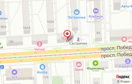 Ломбард174 в Курчатовском районе на карте