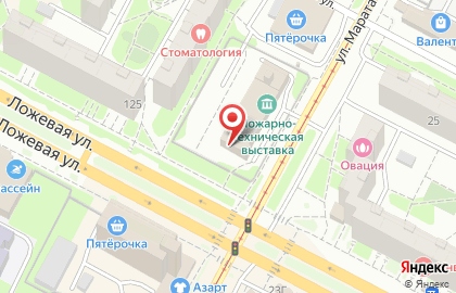 Музей Центр противопожарной пропаганды и общественных связей в Пролетарском районе на карте
