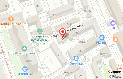 Импульс на Третьяковской на карте