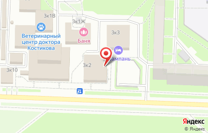 Салон красоты Ника в Красносельском районе на карте