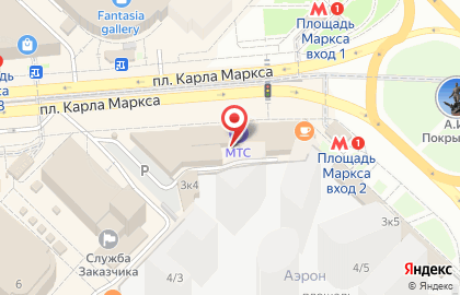 Центр мобильной электроники и цифровой техники Цифроград на площади Карла Маркса, 3 к 1 на карте