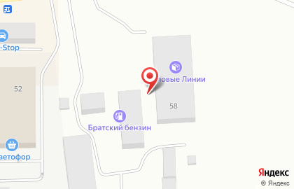 Автоцентр Автомаркет в Падунском районе на карте