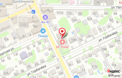 Генерал Охрана на карте