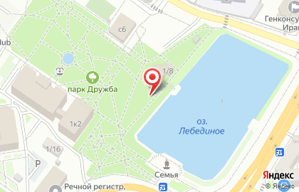 Веревочный парк Галактика на Адмиралтейской улице на карте