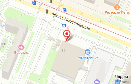 Супермаркет Перекрёсток в Калининском районе на карте
