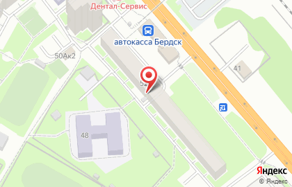 Банкомат, Сбербанк России, ОАО, г. Бердск на Вокзальной улице на карте