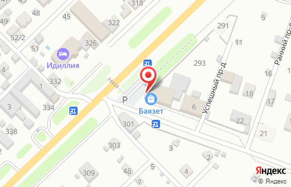 Фирменный магазин Баязет в СНТ ​Заря Востока на карте