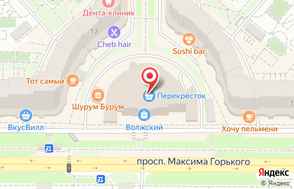 Студия маникюра и педикюра 4hands на проспекте Максима Горького на карте