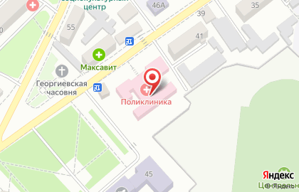 Поликлиника Павловская центральная районная больница на улице Куйбышева на карте