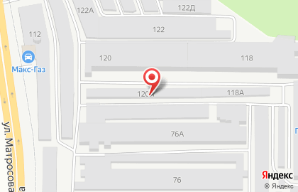 Гаражно-потребительский кооператив №14 в Комсомольском районе на карте