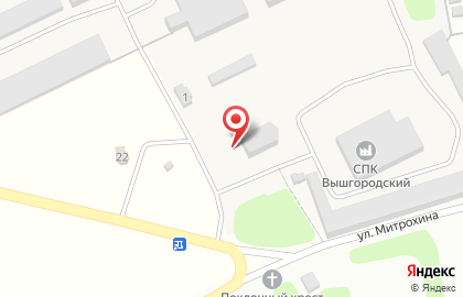 Сельскохозяйственный производственный кооператив Вышгородский на карте