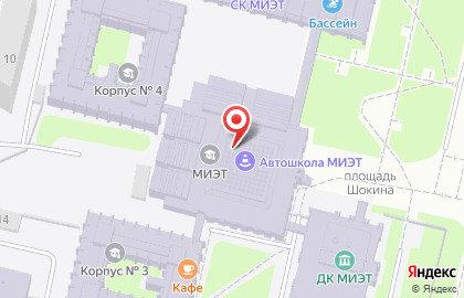 МИЭТ, национальный исследовательский университет на Георгиевском проспекте на карте