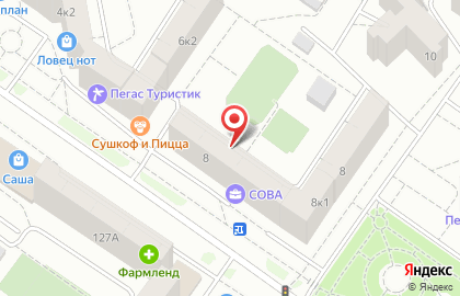 FatAway на улице Валерии Гнаровской на карте