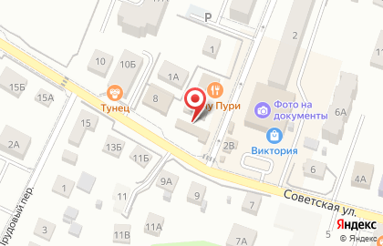 Магазин разливного пива Schonbusch на Советской улице на карте